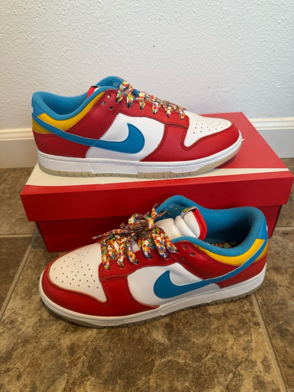 LeBron Fruity Pebbles Size 7.5m or 8.5w